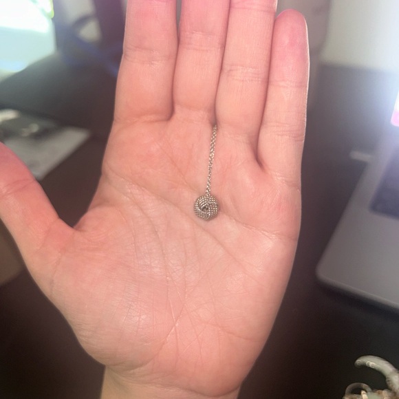 Tiffany & Co Twist Knot Pendant Necklace - Picture 2 of 3